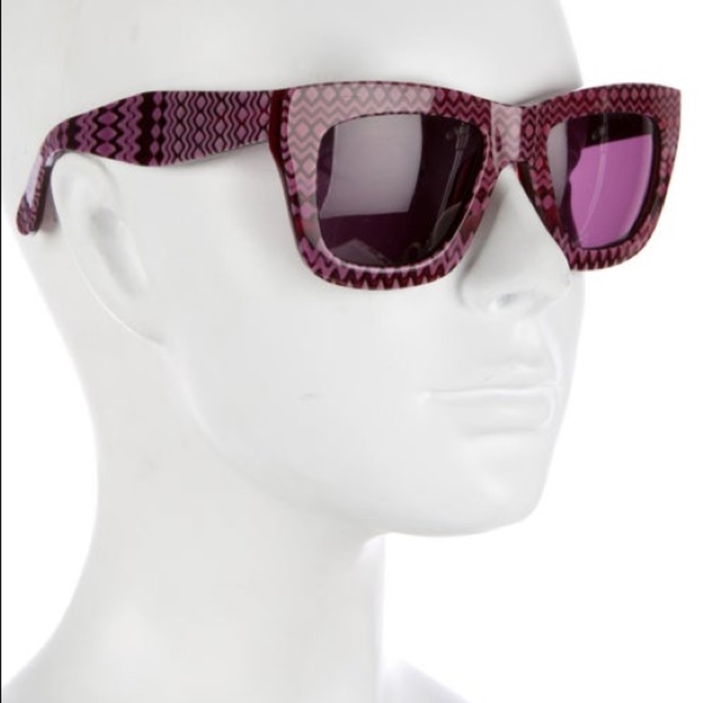 Ksubi Pink Patterned Sunglasses